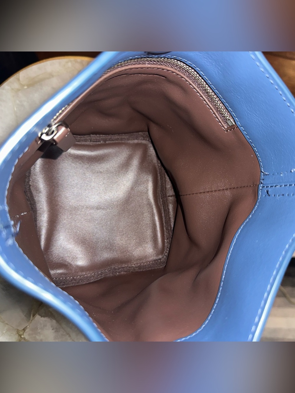 Marc Jacobs The Dual Small Bucket Bag in Blue Sea 🌊 Gorgeous NWOT - Picture 14 of 15
